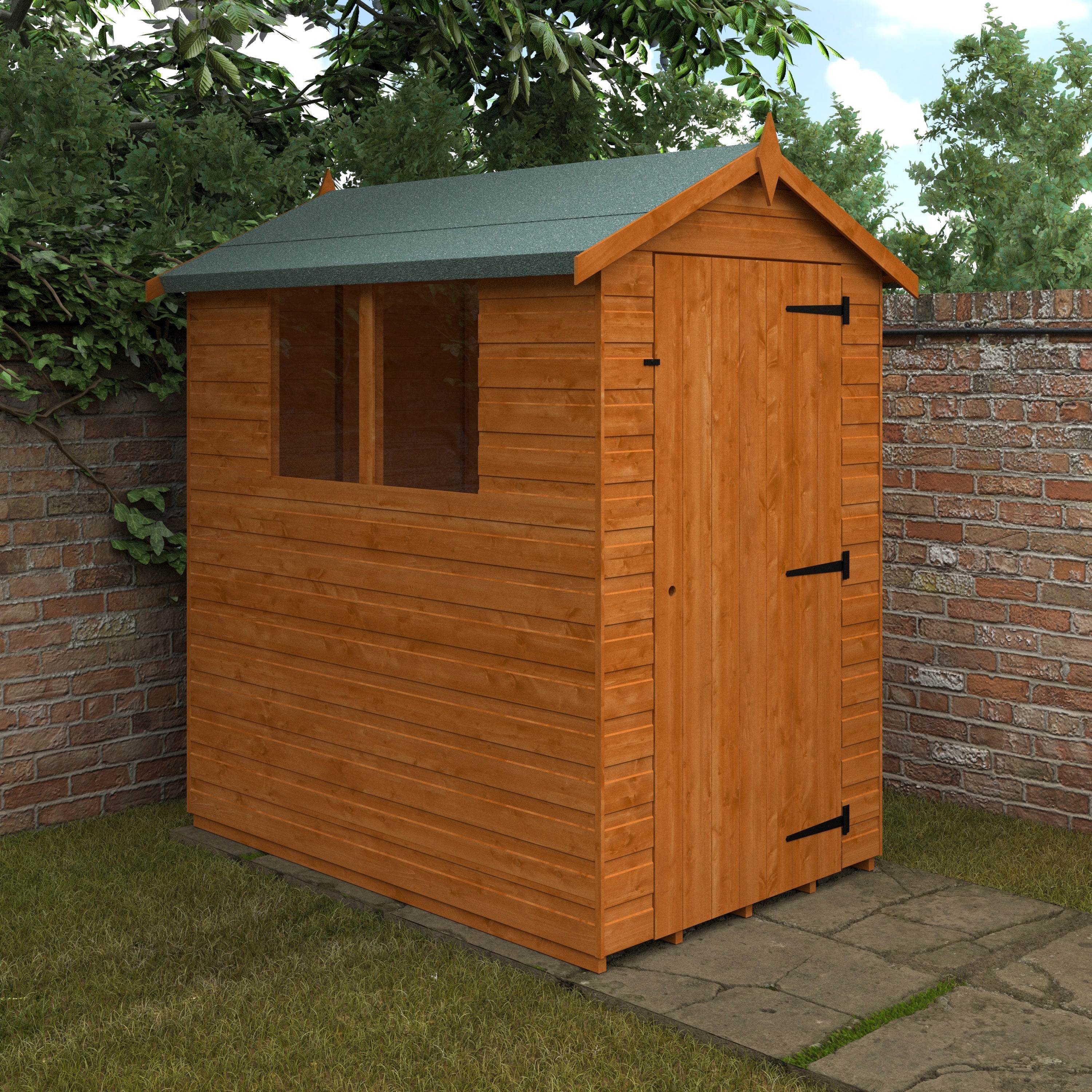 Premium Apex Wooden Garden Shed