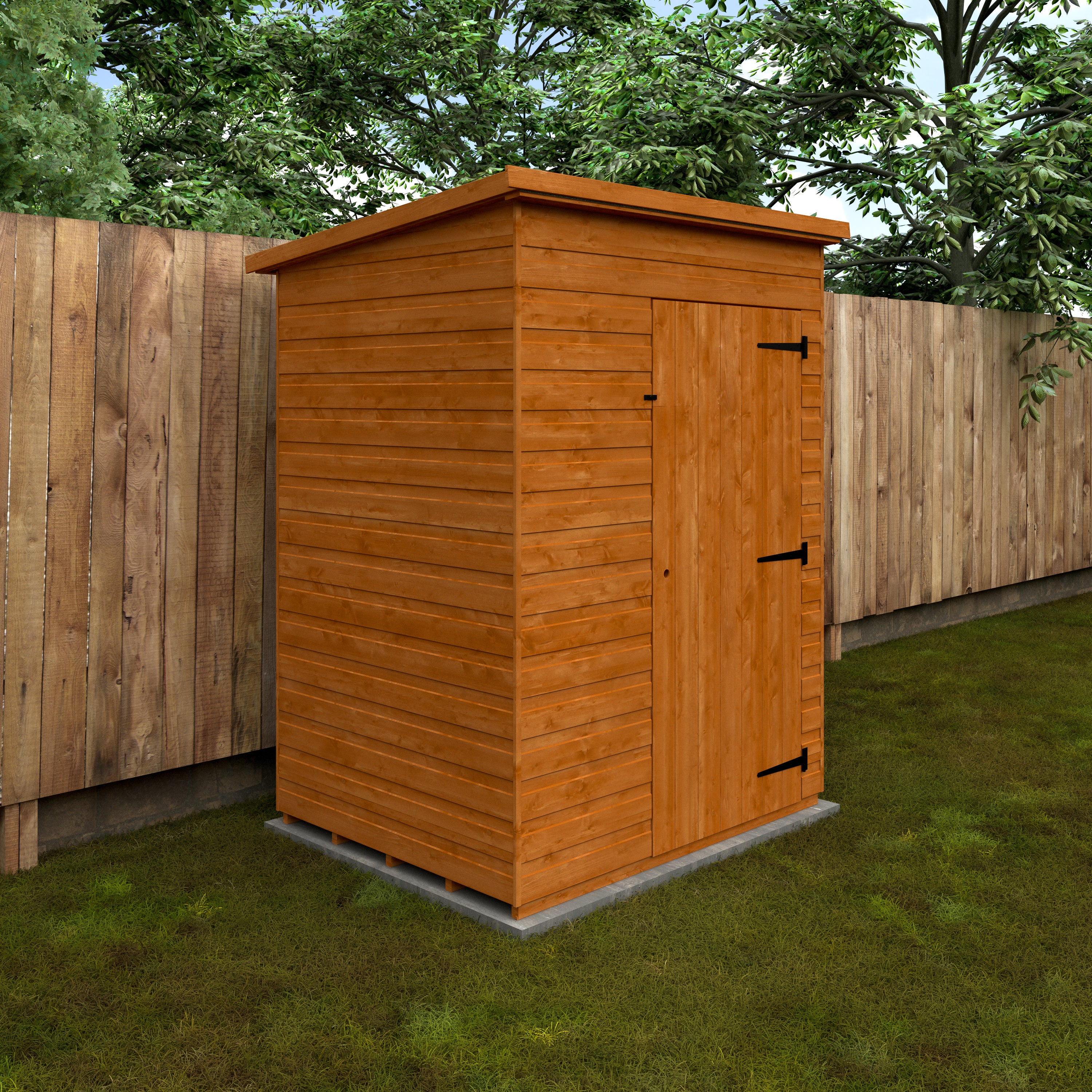 Premium Pent Shiplap Wooden Garden Shed