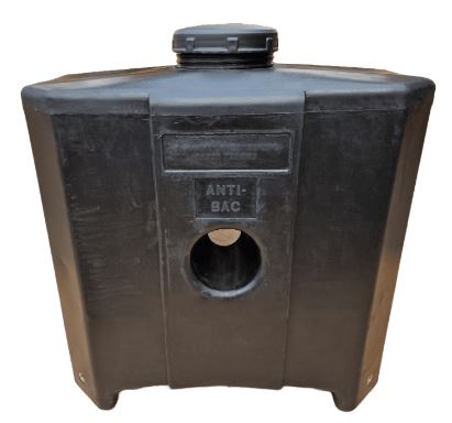 250L Black Valeting Baffled Upright Tank