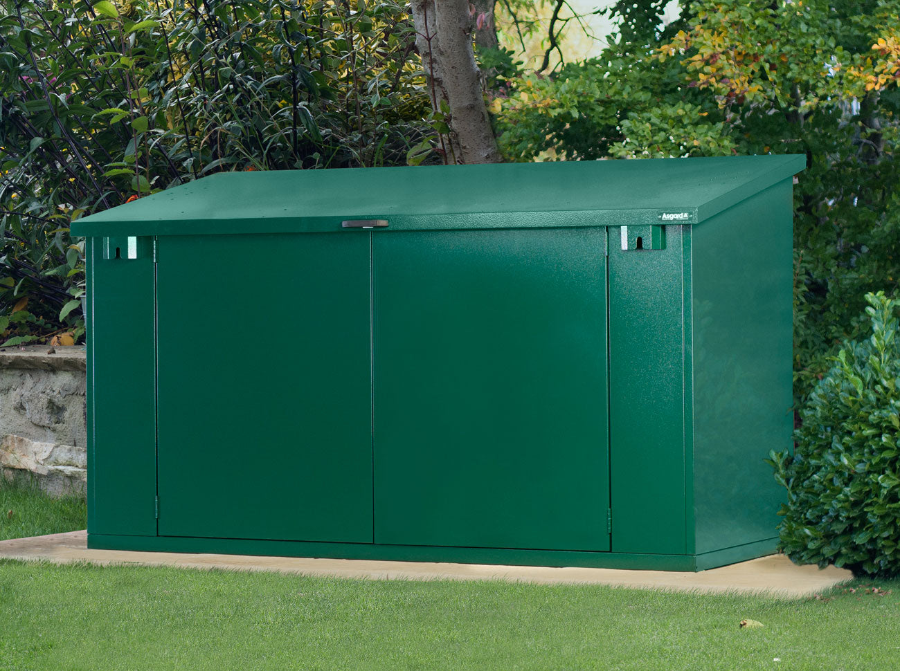 Asgard Access 8x4 ft Green Metal Garden Storage Box