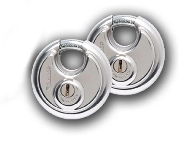 High Security Stainless Steel Disk Padlocks