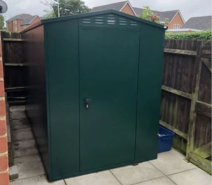 Asgard Flexistore Apex Metal Garden Shed