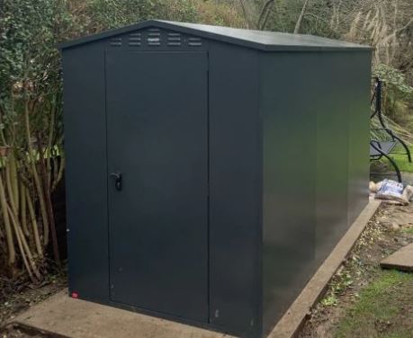 Asgard Flexistore Apex Metal Garden Shed