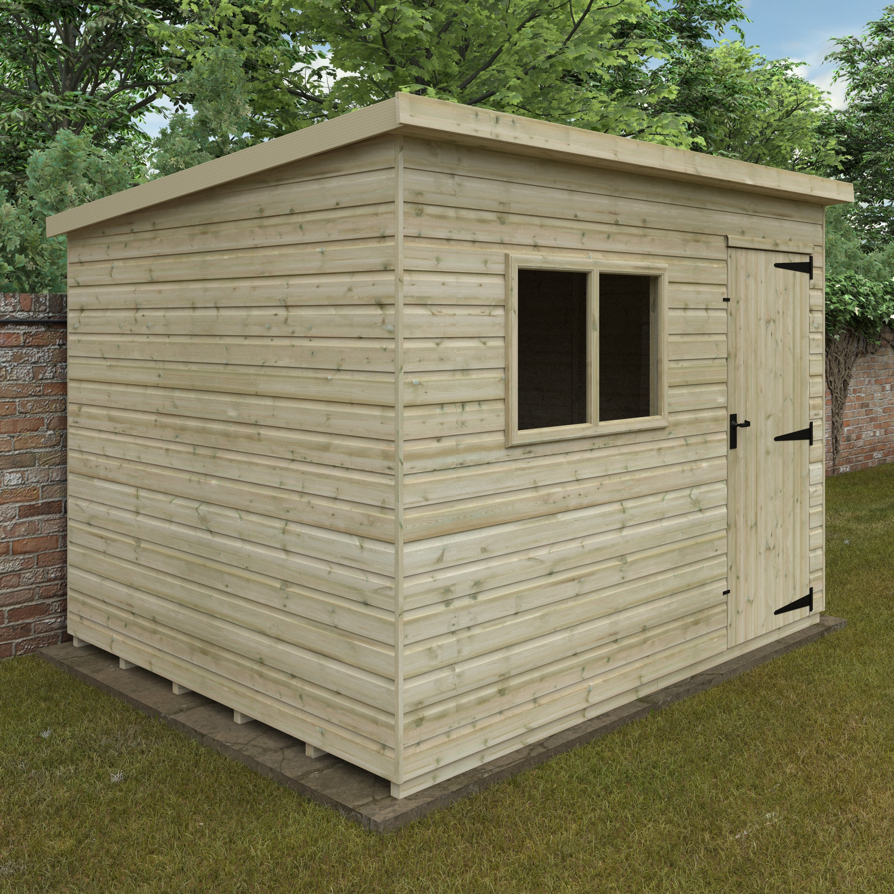 WELL GOOD DELUXE PENT WOODEN GARDEN SHEDS