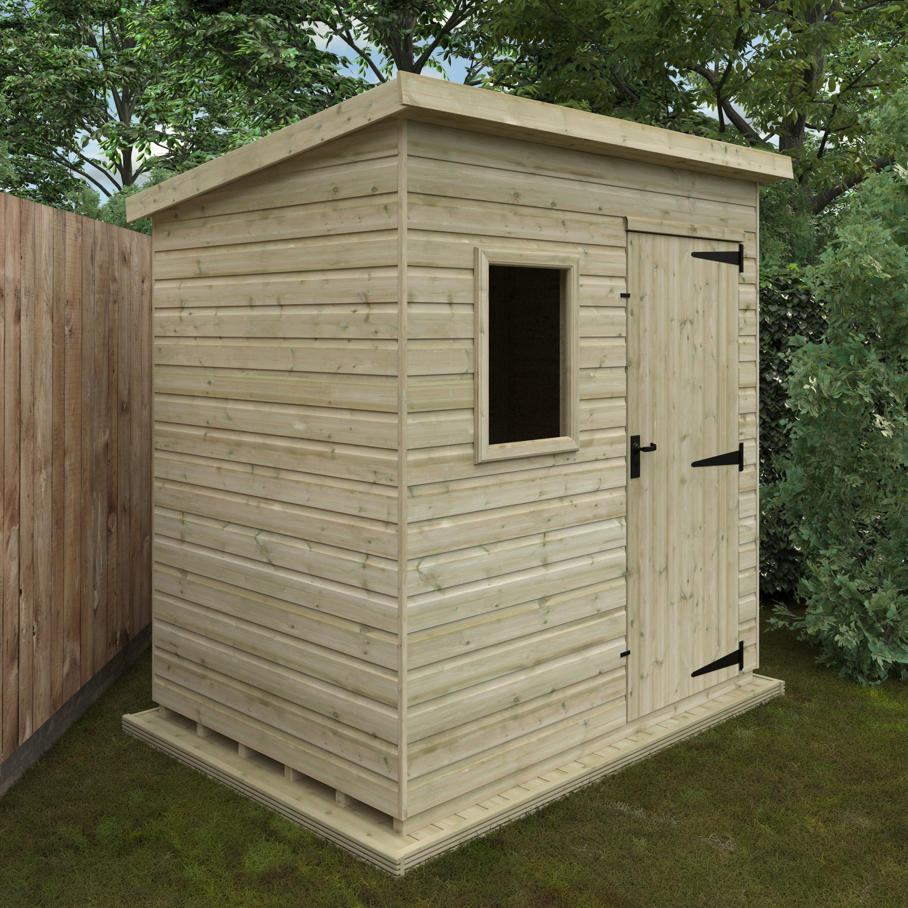 WELL GOOD DELUXE PENT WOODEN GARDEN SHEDS