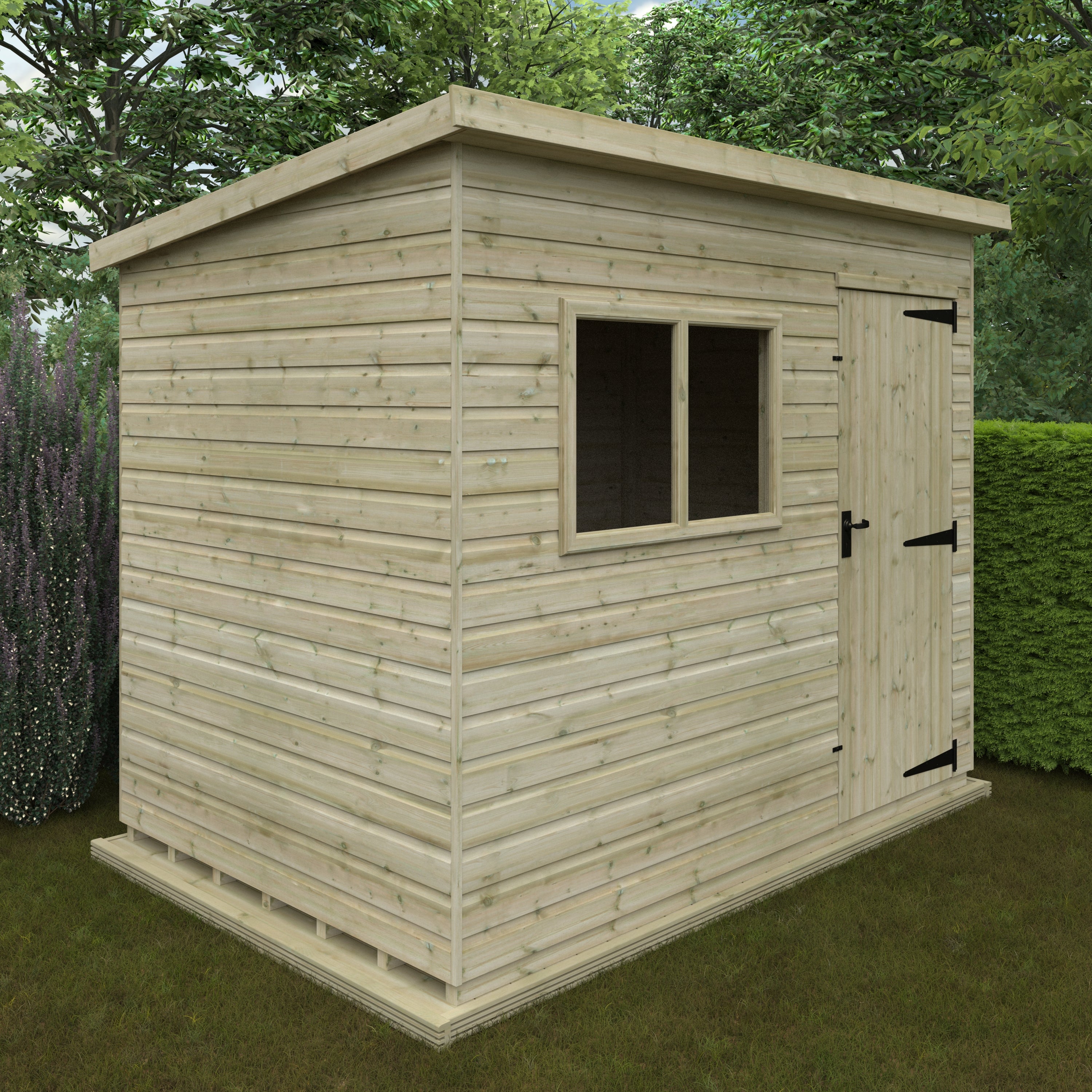 WELL GOOD DELUXE PENT WOODEN GARDEN SHEDS